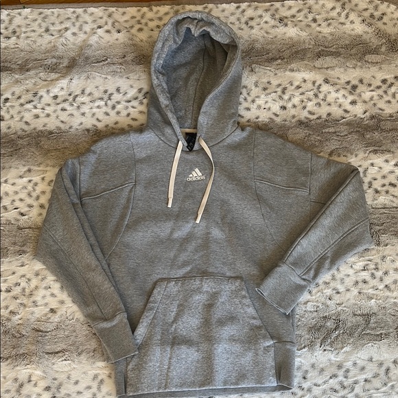 Adidas Men's‎ Gray Hoodie - Picture 1 of 4